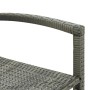 Kitchen stools 2 units synthetic rattan gray by vidaXL, Garden chairs - Ref: Foro24-313453, Price: 146,82 €, Discount: %