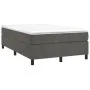 Box spring bed with dark gray velvet mattress 120x200 cm by vidaXL, Beds and slatted bases - Ref: Foro24-3144670, Price: 331,...