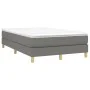 Box spring bed with dark gray fabric mattress 120x200 cm by vidaXL, Beds and slatted bases - Ref: Foro24-3144160, Price: 349,...