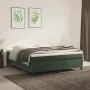 Box spring bed with dark green velvet mattress 160x200 cm by vidaXL, Beds and slatted bases - Ref: Foro24-3144690, Price: 466...
