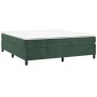 Boxspringbett mit dunkelgrüner Samtmatratze 160x200 cm von vidaXL, Betten und Lattenroste - Ref: Foro24-3144690, Preis: 479,8...