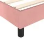 Box spring bed with pink velvet mattress 140x200 cm by vidaXL, Beds and slatted bases - Ref: Foro24-3144686, Price: 374,72 €,...