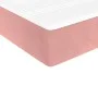 Box spring bed with pink velvet mattress 140x200 cm by vidaXL, Beds and slatted bases - Ref: Foro24-3144686, Price: 374,72 €,...