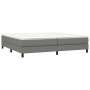 Box spring bed with dark gray fabric mattress 200x200 cm by vidaXL, Beds and slatted bases - Ref: Foro24-3144102, Price: 519,...