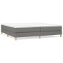 Box spring bed with dark gray fabric mattress 200x200 cm by vidaXL, Beds and slatted bases - Ref: Foro24-3144200, Price: 508,...