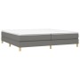 Box spring bed with dark gray fabric mattress 200x200 cm by vidaXL, Beds and slatted bases - Ref: Foro24-3144200, Price: 508,...