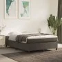 Cama box spring con colchón terciopelo gris oscuro 140x190 cm de vidaXL, Camas y somieres - Ref: Foro24-3144676, Precio: 398,...