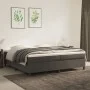 Cama box spring con colchón terciopelo gris oscuro 200x200 cm de vidaXL, Camas y somieres - Ref: Foro24-3144700, Precio: 499,...