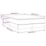 Box spring bed with cappuccino synthetic leather mattress 120x200cm by vidaXL, Beds and slatted bases - Ref: Foro24-3144254, ...