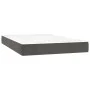 Box spring bed with dark gray velvet mattress 120x200 cm by vidaXL, Beds and slatted bases - Ref: Foro24-3141534, Price: 341,...