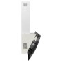 White tempered glass steel wall extractor hood 90 cm by vidaXL, Extractors - Ref: Foro24-51678, Price: 230,25 €, Discount: %