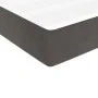 Box spring bed with dark gray velvet mattress 140x200 cm by vidaXL, Beds and slatted bases - Ref: Foro24-3144682, Price: 364,...