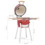 Keramik-Kamado-Räuchergrill 76 cm von vidaXL, Grillen - Ref: Foro24-316097, Preis: 322,61 €, Rabatt: %