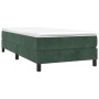 Boxspringbett mit dunkelgrüner Samtmatratze 90x190 cm von vidaXL, Betten und Lattenroste - Ref: Foro24-3144306, Preis: 247,66...