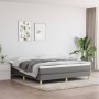 Boxspringbett mit dunkelgrauer Stoffmatratze 160x200 cm von vidaXL, Betten und Lattenroste - Ref: Foro24-3144184, Preis: 450,...