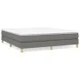 Boxspringbett mit dunkelgrauer Stoffmatratze 160x200 cm von vidaXL, Betten und Lattenroste - Ref: Foro24-3144184, Preis: 431,...