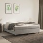 Box spring bed with light gray velvet mattress 160x200 cm by vidaXL, Beds and slatted bases - Ref: Foro24-3144687, Price: 430...