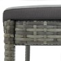 Hohe Gartenhocker, Kissen, 2 Stück, graues synthetisches Rattan von vidaXL, Gartenstühle - Ref: Foro24-313436, Preis: 161,54 ...