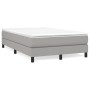 Box spring bed with light gray fabric mattress 120x200 cm by vidaXL, Beds and slatted bases - Ref: Foro24-3144061, Price: 335...