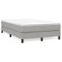 Box spring bed with light gray fabric mattress 120x200 cm by vidaXL, Beds and slatted bases - Ref: Foro24-3144061, Price: 336...