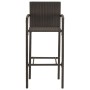 Taburetes de cocina 4 unidades ratán sintético marrón de vidaXL, Sillas de jardín - Ref: Foro24-313454, Precio: 175,50 €, Des...