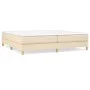 Boxspringbett mit cremefarbener Stoffmatratze 200x200 cm von vidaXL, Betten und Lattenroste - Ref: Foro24-3144204, Preis: 483...