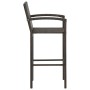 Taburetes de cocina 4 unidades ratán sintético marrón de vidaXL, Sillas de jardín - Ref: Foro24-313454, Precio: 175,50 €, Des...