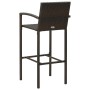 Taburetes de cocina 4 unidades ratán sintético marrón de vidaXL, Sillas de jardín - Ref: Foro24-313454, Precio: 175,50 €, Des...
