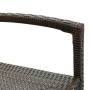 Taburetes de cocina 4 unidades ratán sintético marrón de vidaXL, Sillas de jardín - Ref: Foro24-313454, Precio: 175,50 €, Des...