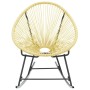 Silla de jardín Acapulco ratán sintético beige