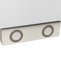 White tempered glass steel wall extractor hood 90 cm by vidaXL, Extractors - Ref: Foro24-51678, Price: 230,25 €, Discount: %
