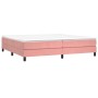 Boxspringbett mit rosa Samtmatratze 200x200 cm von vidaXL, Betten und Lattenroste - Ref: Foro24-3144356, Preis: 506,18 €, Rab...