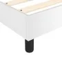 Box spring bed with white synthetic leather mattress 80x200 cm by vidaXL, Beds and slatted bases - Ref: Foro24-3144226, Price...