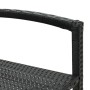 Küchenhocker 4 Einheiten aus schwarzem synthetischem Rattan von vidaXL, Gartenstühle - Ref: Foro24-313455, Preis: 201,24 €, R...