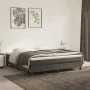 Cama box spring con colchón terciopelo gris oscuro 180x200 cm de vidaXL, Camas y somieres - Ref: Foro24-3144346, Precio: 459,...