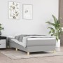 Box spring bed with light gray fabric mattress 90x200 cm by vidaXL, Beds and slatted bases - Ref: Foro24-3144143, Price: 268,...