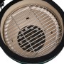 Green ceramic Kamado 2-in-1 smoker barbecue 56 cm by vidaXL, Barbecues - Ref: Foro24-316094, Price: 264,54 €, Discount: %