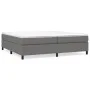 Box spring bed with dark gray fabric mattress 200x200 cm by vidaXL, Beds and slatted bases - Ref: Foro24-3144448, Price: 550,...