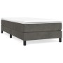 Boxspringbett mit dunkelgrauer Samtmatratze 90x190 cm von vidaXL, Betten und Lattenroste - Ref: Foro24-3144304, Preis: 257,88...