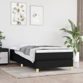 Boxspringbett mit schwarzer Stoffmatratze 100x200 cm von vidaXL, Betten und Lattenroste - Ref: Foro24-3144153, Preis: 274,94 ...