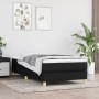 Box spring bed with black fabric mattress 100x200 cm by vidaXL, Beds and slatted bases - Ref: Foro24-3144153, Price: 274,55 €...