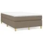 Box spring bed with taupe gray fabric mattress 120x200 cm by vidaXL, Beds and slatted bases - Ref: Foro24-3144510, Price: 347...