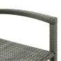 Kitchen stools 4 units gray synthetic rattan by vidaXL, Garden chairs - Ref: Foro24-313456, Price: 180,60 €, Discount: %