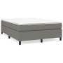 Boxspringbett mit dunkelgrauer Stoffmatratze 140x190 cm von vidaXL, Betten und Lattenroste - Ref: Foro24-3144416, Preis: 431,...