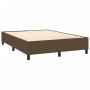Boxspringbett mit dunkelbrauner Stoffmatratze 140x200 cm von vidaXL, Betten und Lattenroste - Ref: Foro24-3144426, Preis: 402...