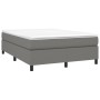Boxspringbett mit dunkelgrauer Stoffmatratze 140x190 cm von vidaXL, Betten und Lattenroste - Ref: Foro24-3144416, Preis: 431,...