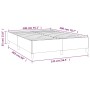 Boxspringbett mit dunkelbrauner Stoffmatratze 140x200 cm von vidaXL, Betten und Lattenroste - Ref: Foro24-3144426, Preis: 402...