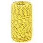 Cuerda de barco polipropileno amarillo 2 mm 250 m