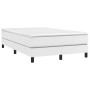 Boxspringbett mit weißer Kunstledermatratze 120x200 cm von vidaXL, Betten und Lattenroste - Ref: Foro24-3144250, Preis: 368,2...