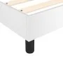 Box spring bed with white synthetic leather mattress 120x200 cm by vidaXL, Beds and slatted bases - Ref: Foro24-3144250, Pric...